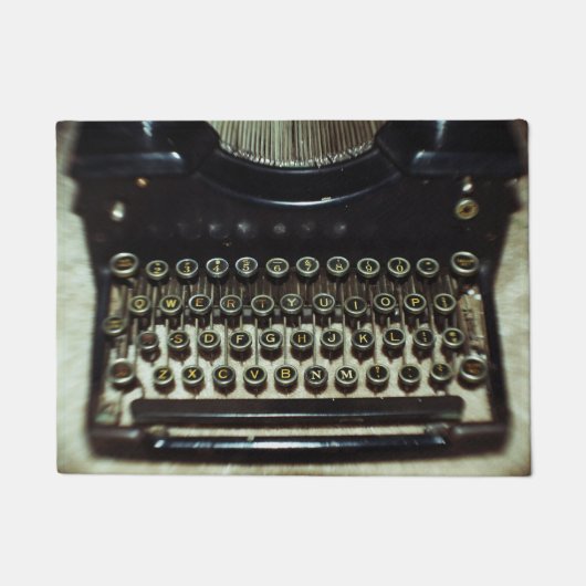 ヴィンテージタイプライター ドアマット (正面)