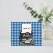 ヴィンテージタイプライター ポストカード (スタンド正面)