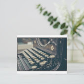 ヴィンテージタイプライター ポストカード (スタンド正面)