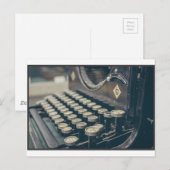ヴィンテージタイプライター ポストカード (正面/裏面)