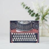 ヴィンテージタイプライター ポストカード (スタンド正面)
