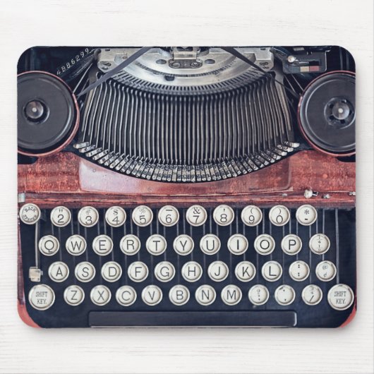 ヴィンテージタイプライター マウスパッド (正面)