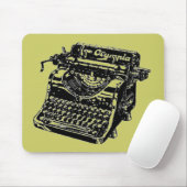 ヴィンテージタイプライター マウスパッド (マウス)