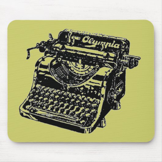 ヴィンテージタイプライター マウスパッド (正面)