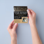 ヴィンテージタイプライター、ライターブックの署名 チラシ (手)