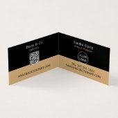 ヴィンテージタイプライター、発行元、ライターブックの署名 名刺 (内部)