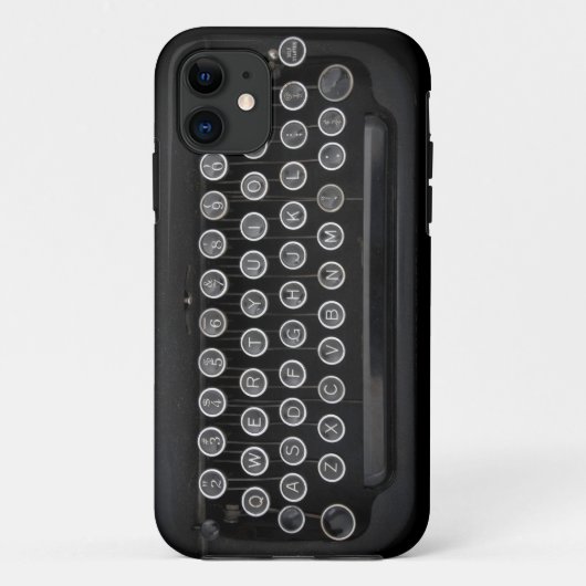 ヴィンテージタイプライター Case-Mate iPhoneケース (裏面)