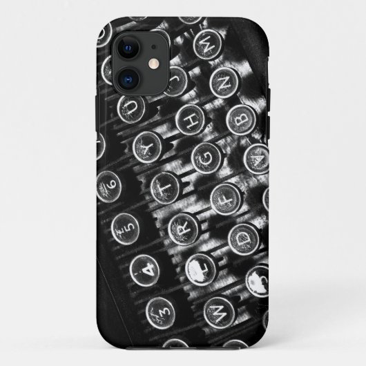 ヴィンテージタイプライター Case-Mate iPhoneケース (裏面)