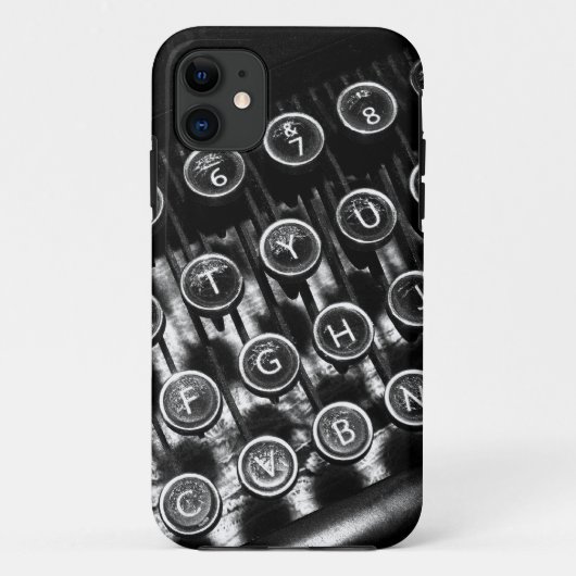 ヴィンテージタイプライター Case-Mate iPhoneケース (裏面)