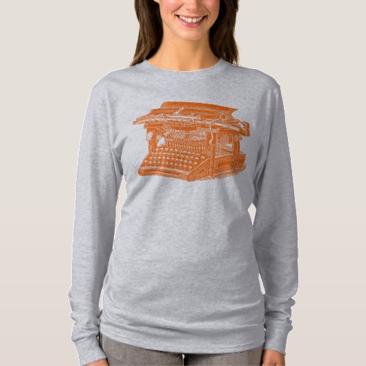 ヴィンテージタイプライター Tシャツ (正面)