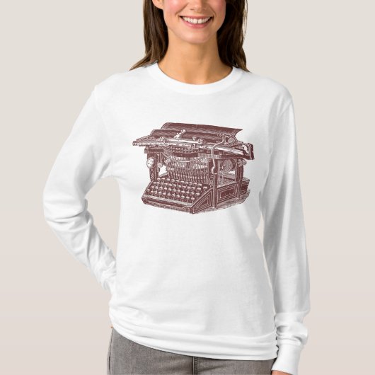 ヴィンテージタイプライター Tシャツ (正面)