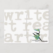 ヴィンテージタイプライタ書ー ポストカード (裏面)