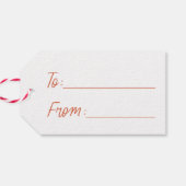 ヴィンテージタイプHolly Berry Christmasから ギフトタグ (裏面横)