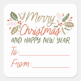 ヴィンテージタイプHolly Berry Christmasから スクエアシール