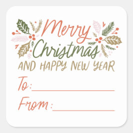 ヴィンテージタイプHolly Berry Christmasから スクエアシール