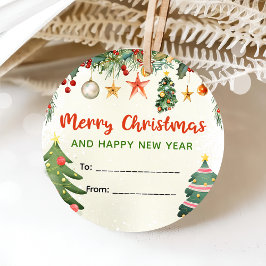 ヴィンテージタイプHolly Berry Christmasから フェイバータグ