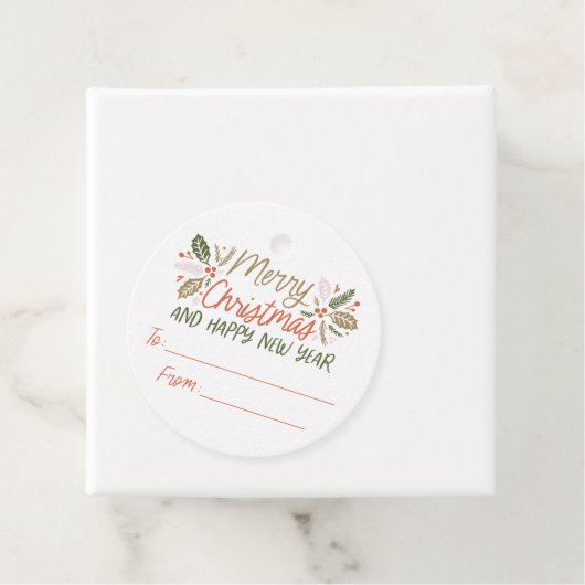 ヴィンテージタイプHolly Berry Christmas Giftingから フェイバータグ (インサイチュ)