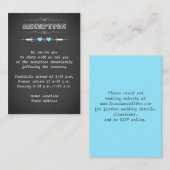 ヴィンテージタイポグラフィシャルボードルックエンクロージャカード エンクロージャーカード (正面/裏面)