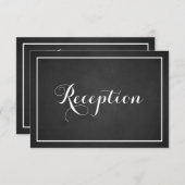 ヴィンテージタイポグラフィシャルボード披露宴カード エンクロージャーカード (正面/裏面)