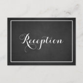 ヴィンテージタイポグラフィシャルボード披露宴カード エンクロージャーカード (正面)