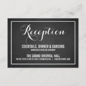 ヴィンテージタイポグラフィシャルボード披露宴カード エンクロージャーカード (裏面)