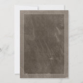 ヴィンテージタイポグラフィスタイリッシュ結婚式招待状 招待状 (裏面)