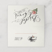 ヴィンテージタイポグラフィブライダルシャワーティーパーティー プレイスカード (外部開封)