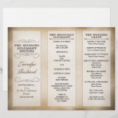 ヴィンテージタイポグラフィ結婚式 (正面/裏面)