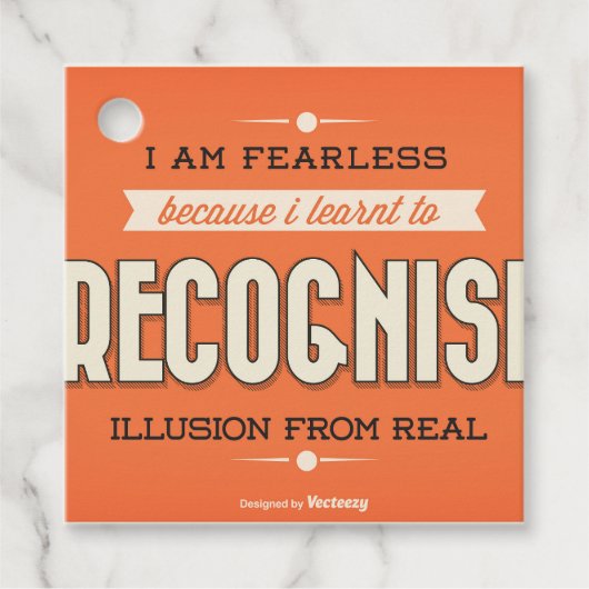 ヴィンテージタイポグラフィ フェイバータグ (正面)