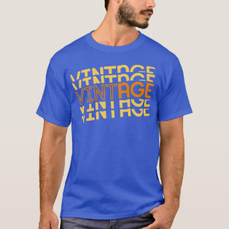 ヴィンテージタイポグラフィ Tシャツ