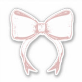 ヴィンテージタイムレスフローラピンク赤ちゃんシャワー シール (正面)