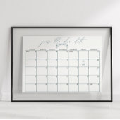 ヴィンテージタイムレスフローラベビースシャワー推定日 ポスター