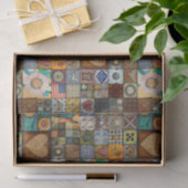 ヴィンテージタイリング組織またはデコページ紙 薄葉紙 (ギフト)