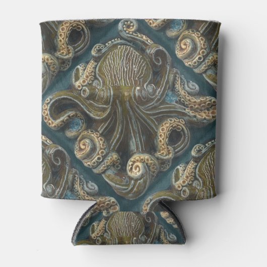 ヴィンテージタイルたこクーラーボックス 缶クーラー (正面)