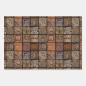 ヴィンテージタイルのラッピング紙 ラッピングペーパーシート (正面3)