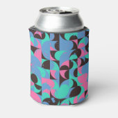 ヴィンテージタイルネオンピンクグリーン 缶クーラー (缶裏面)