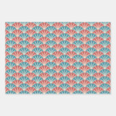 ヴィンテージタイルパターン ラッピングペーパーシート (正面2)