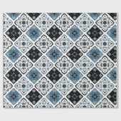 ヴィンテージタイルパターン ラッピングペーパー (フラット)