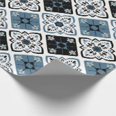 ヴィンテージタイルパターン ラッピングペーパー (角)