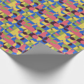 ヴィンテージタイルレトロ1960sパターン ラッピングペーパー (角)