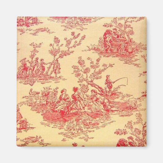 ヴィンテージタイル壁紙マグネット マグネット (正面)