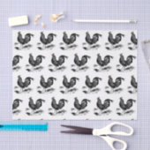 ヴィンテージタイル張りパーティー組織 薄葉紙 (クラフト)