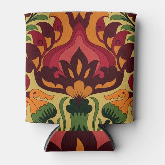 ヴィンテージタイル、アールヌーボー装飾。 缶クーラー (正面)