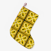 ヴィンテージタイル，イラストレーションパターン  スモールクリスマスストッキング (正面 (吊り時))