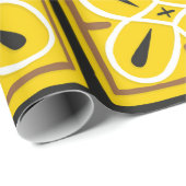 ヴィンテージタイル，イラストレーションパターン  ラッピングペーパー (ロールコーナー)