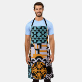 ヴィンテージタイル：複雑な装飾詳細。 エプロン (着用した状態)