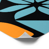 ヴィンテージタイル:複雑な装飾詳細。 ポスター (角)