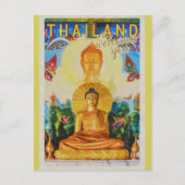 ヴィンテージタイ仏像旅行 ポストカード (正面)