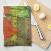 ヴィンテージタウロスファンタジーゴシック美術 キッチンタオル (四つ折り)