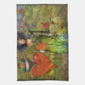 ヴィンテージタウロスファンタジーゴシック美術 キッチンタオル (縦)